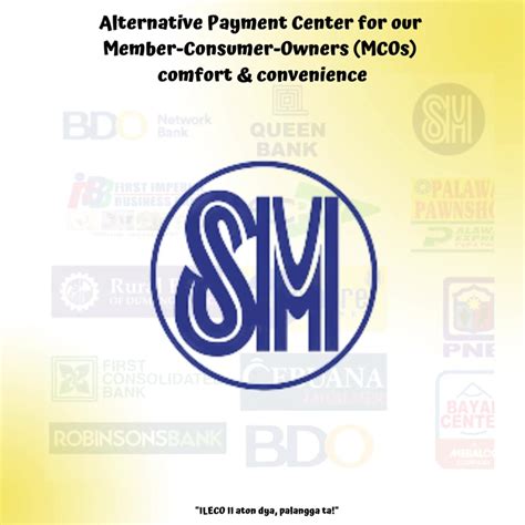 ILECO II Accredited Payment Centers for our Member.